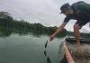 BPMA apreende 900 metros de rede de pesca em Linhares