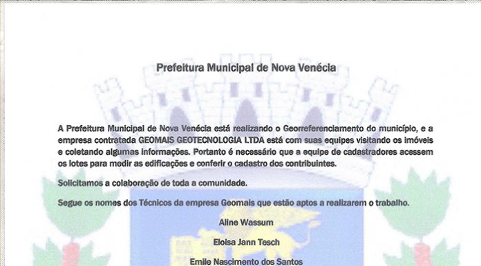 AVISO DE UTILIDADE PÚBLICA
