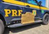 PRF apreende mais de 22 kg de maconha em ônibus de viagem em Fundão com destino a Nova Venécia